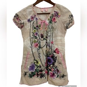 Koi Scrub top by Kathy Peterson.  XS